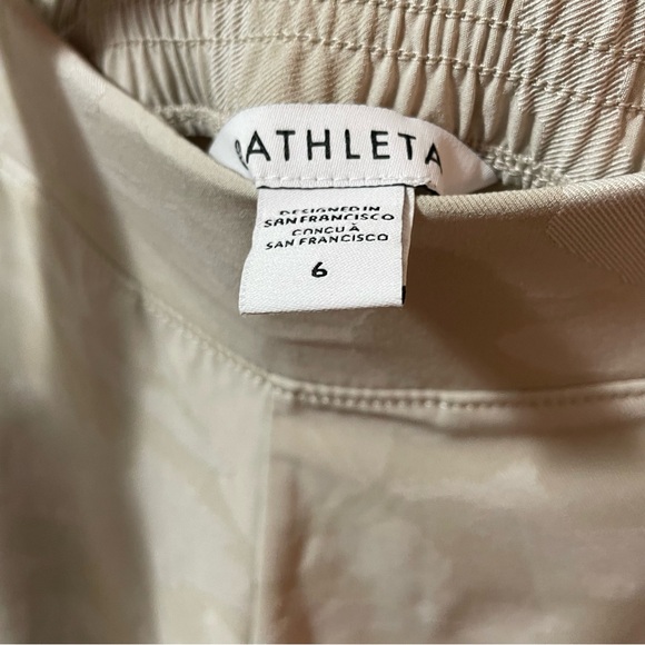 Athleta Women's Jogger Pant Solid Taupe Size 6 - Picture 2 of 9